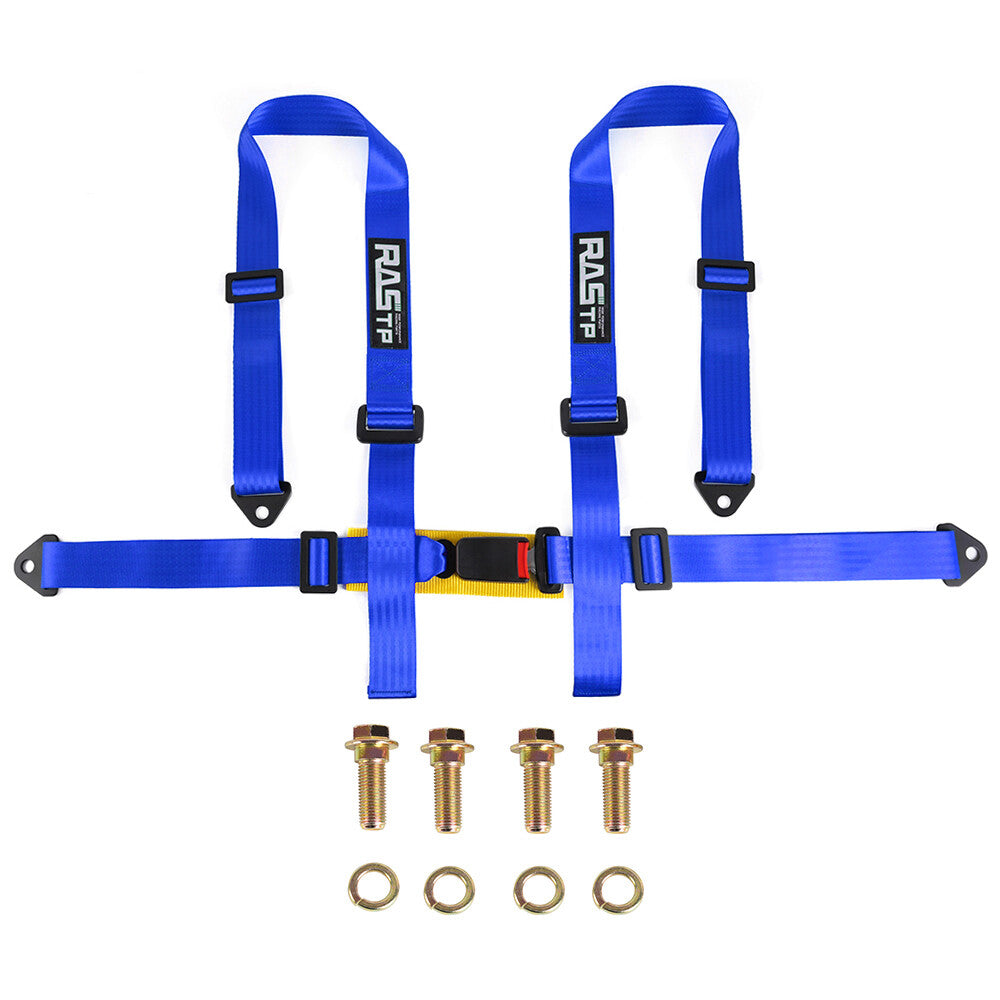 RASTP 2 4-Point Adjustable Racing for Seat Belts Harness Shoulder Straps Q