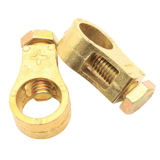 2xLong-lasting Copper Battery Terminal Car SUV Quick Connector Cable Clamp Clips v
