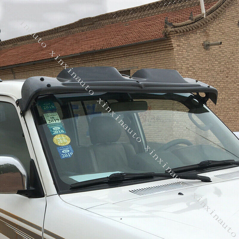 Car Front Spoiler Sun Visor Splitter 98-02 for Toyota Prado LC90 FJ95 Rain Cover