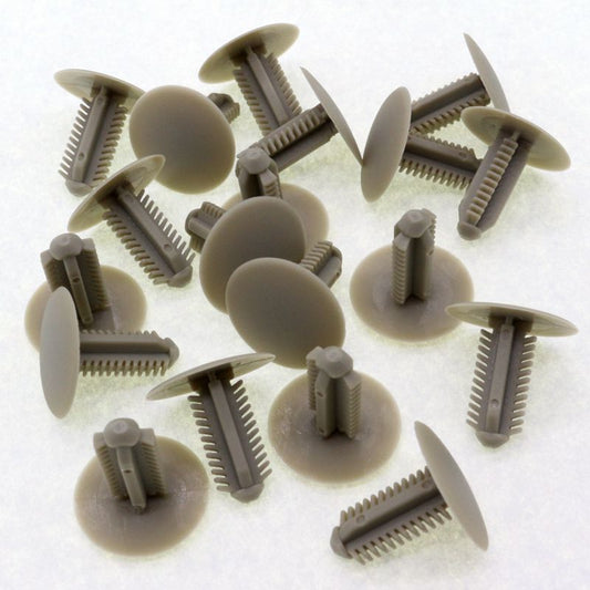 20-piece pack of automotive interior roof and front mounting clips and rivets suitable for Toyota 6339926050