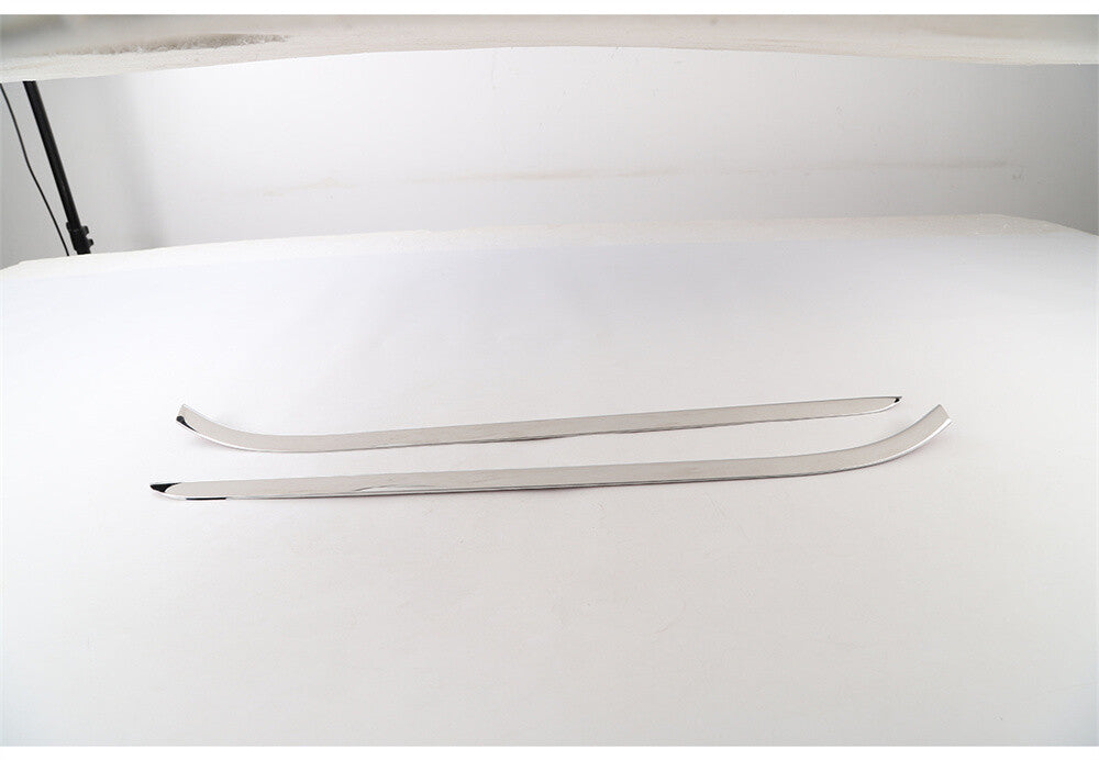 for Jeep for Wrangler JL JT 2Door 2018+ Steel Chrome Door Window Bottom Strips Cover