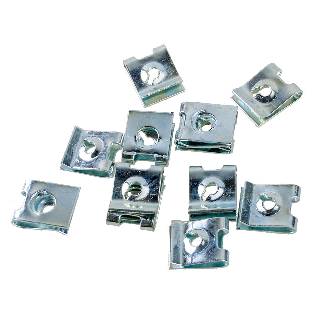 200x ASSORTED SPIRE CLIPS U NUTS SPEED FASTENERS FLANGE SELF TAPPING SCREWS