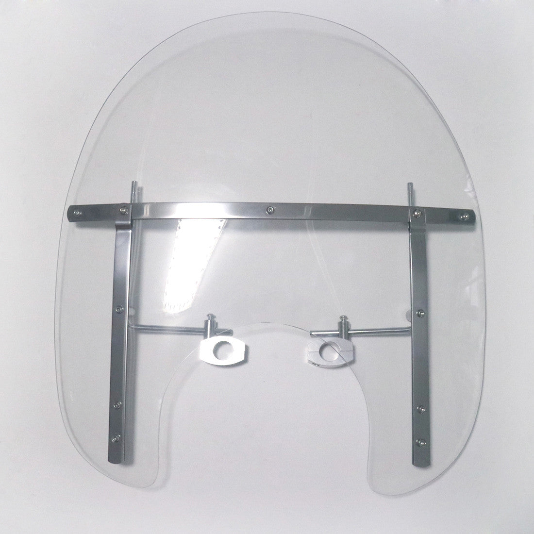 Motorcycle 7/81Handlebars Deflector Clear Windshield Windscreen for Harley Q
