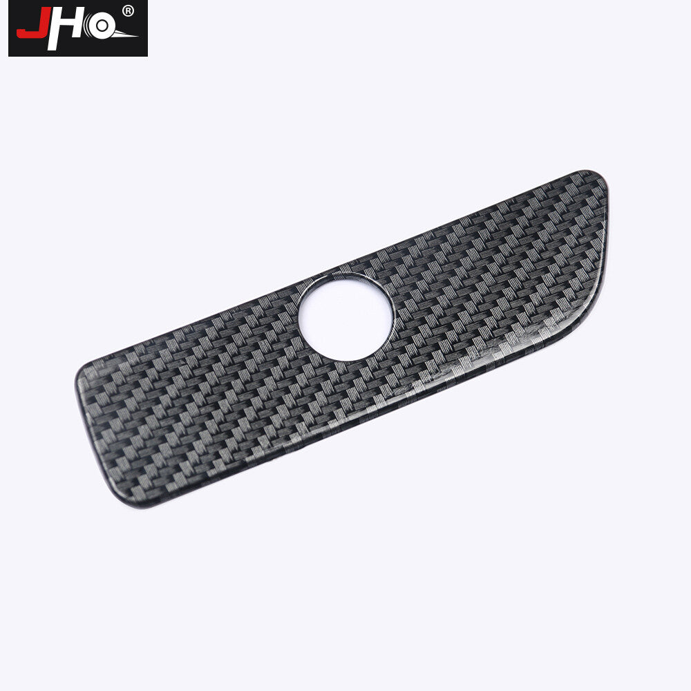 Carbon Fiber Car Storage Glove Box Handle Trims Cover for Ford Explorer 13-2019