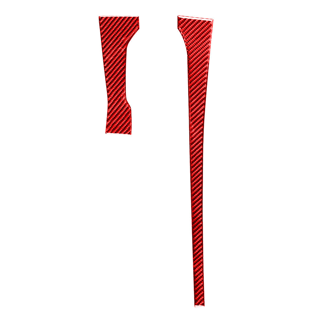 Carbon Fiber Gear Shift Side Panel Stripe Trim for Toyota Tundra 2014-2021