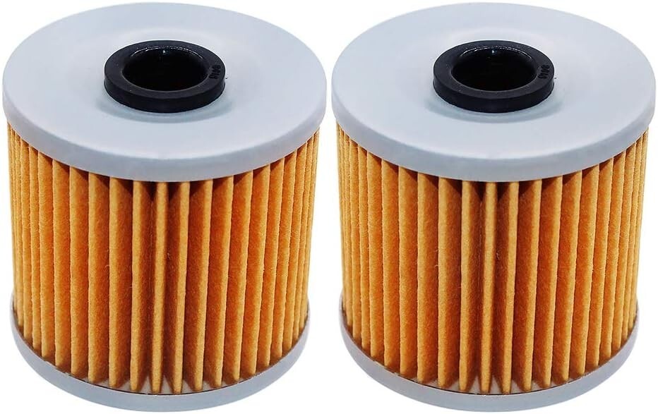 2 Pack Motorcycle Oil Filters for Kawasaki 220 Bayou KLF220 1988-2002 16099-004