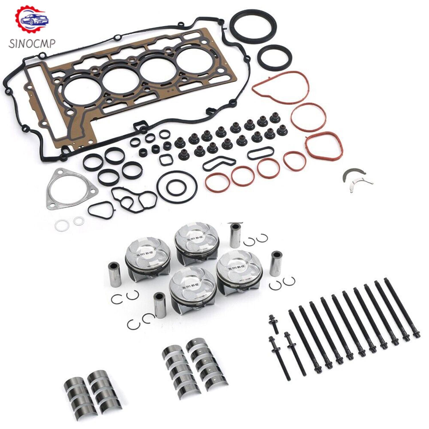 Engine Overhaul Rebuild Kit For 11-16 for Mini Cooper Clubman R55 R56 N12 N16 1.6L