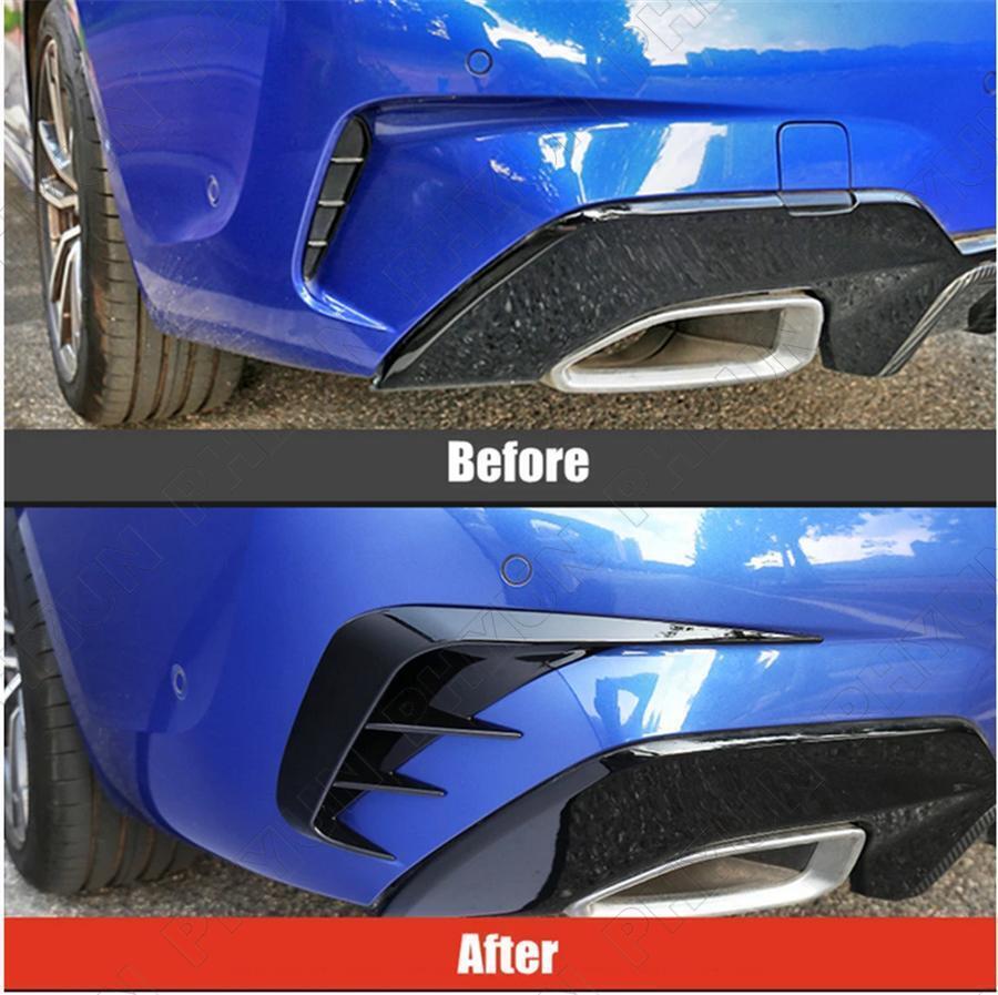 for BMW G20 G28 M Sport 318i 320i 330i 2019-2021Rear Bumper Splitter decorations