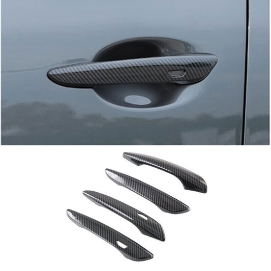 for Mazda CX-50 2023-25 ABS Carbon Fiber Side Exterior Door Handle Cover Trim 4X