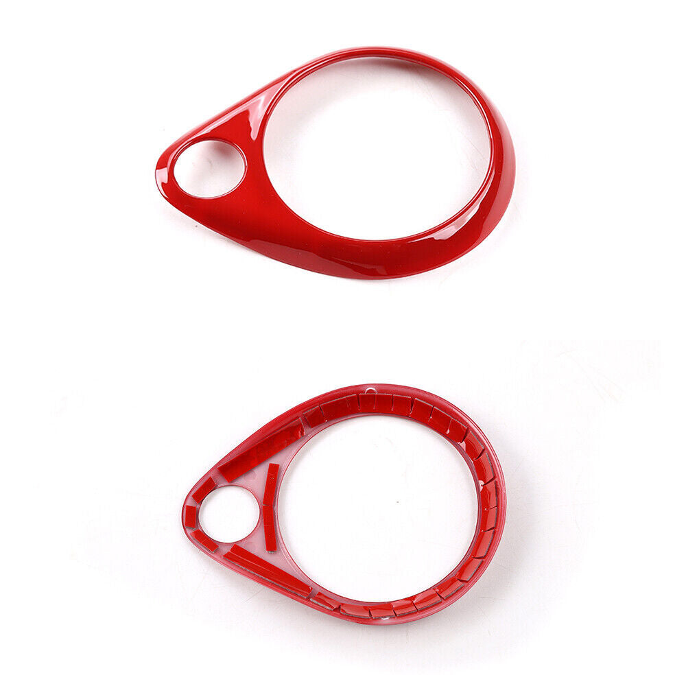 Red dashboard speaker ring trim cover for Jeep Grand Cherokee 2011+ accessories