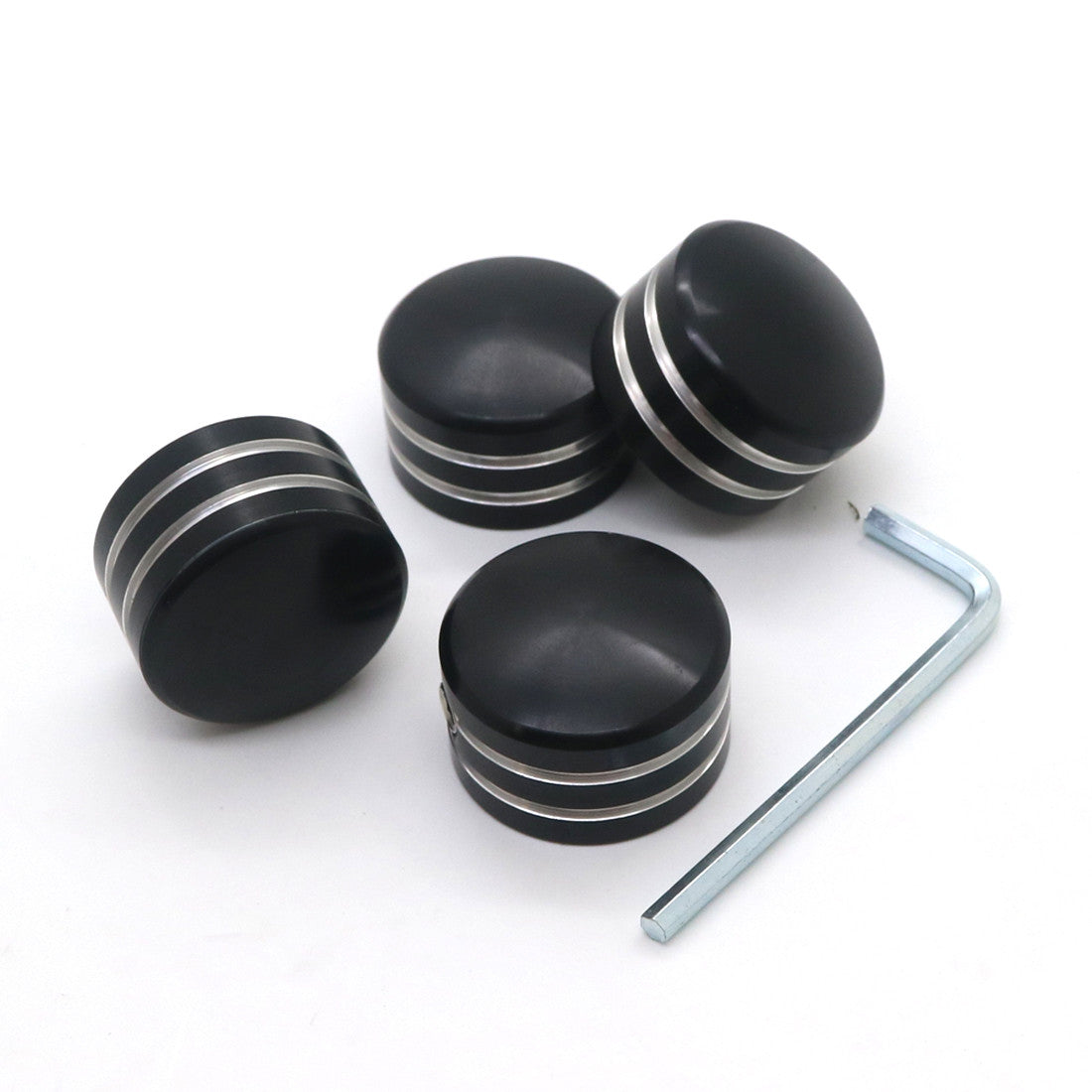 Black Spark Plug Head Bolt Cap Cover Plug for Harley Twin Cam Touring 1999-2017 Q