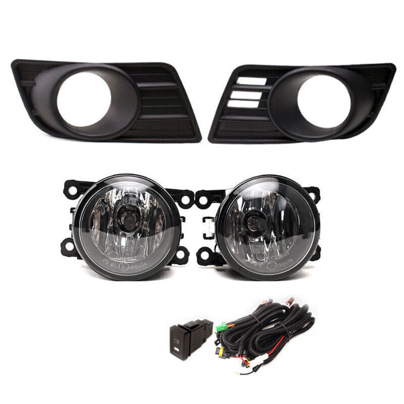 Front Fog Light + Fog lamp Bezel Cover for Suzuki for Swift 2007-2010 LH+RH