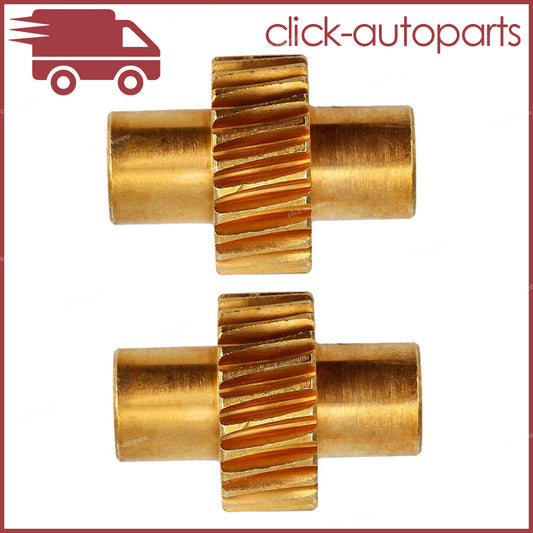 2X for Toyota for Land Cruiser LC80 AAGER018 Adjustment Wheel Gear Brass Wheel Gear Q