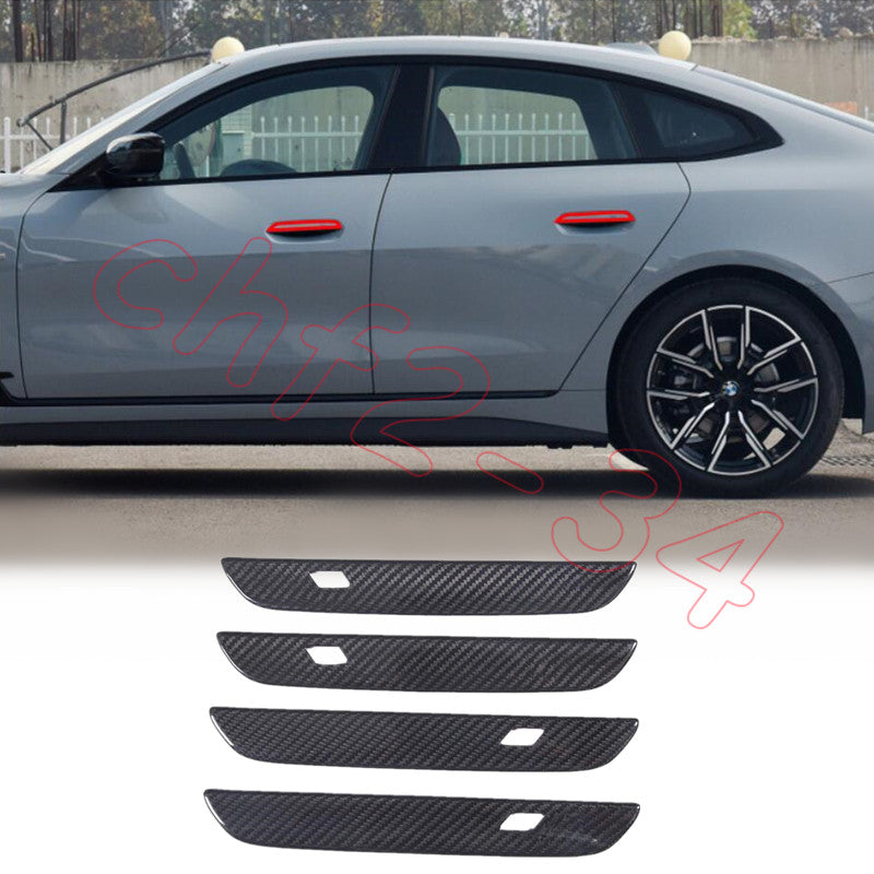 Fit for BMW 430i Coupe G26 22-2023 Carbon Fiber Door Handles Cover Car Trim 4PCS