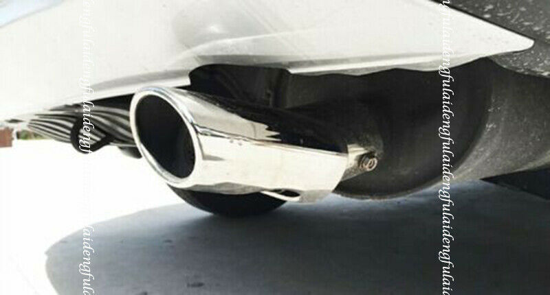Silver Exhaust Muffler Tail Pipe Tip Tailpipe Trim for Honda CR-V CRV 2017-2022 Q