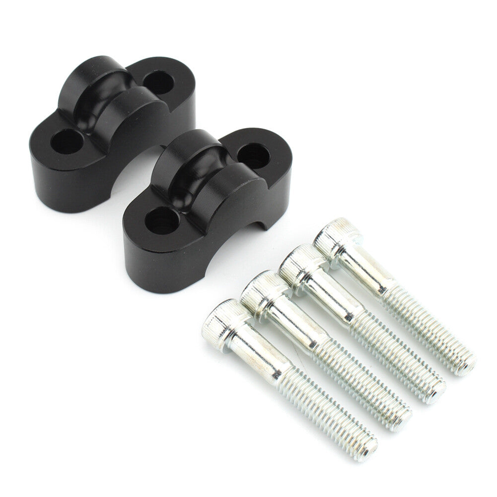 for HONDA CB1100 RS CB1100EX MSX125 Black Motor Handle Bar Riser Mounting Clamp Q