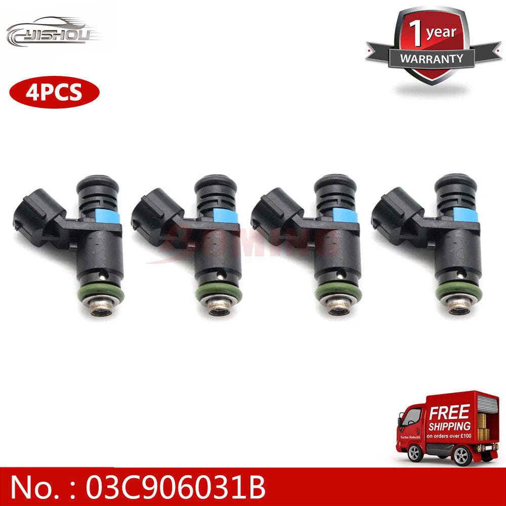 4 fuel injectors 03C906031B for Volkswagen for Golf IV and for Skoda Octavia I 1.6 CLRA CPJA - new