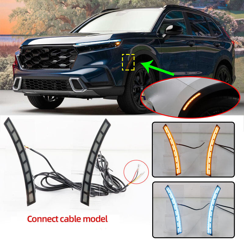 1pair Daytime Running Light Side LED Light Sets for Honda CR-V CRV 2023 2024 v