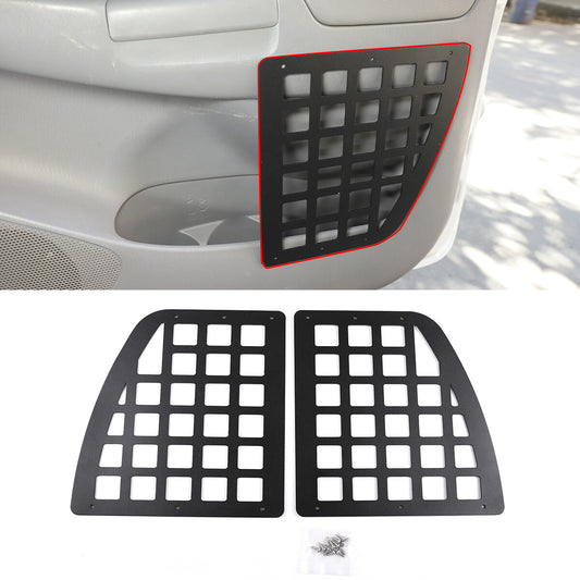 2-Piece Rear Inner Door Molle Panel Suspension Bag Bracket for Tacoma 2005-2014 n