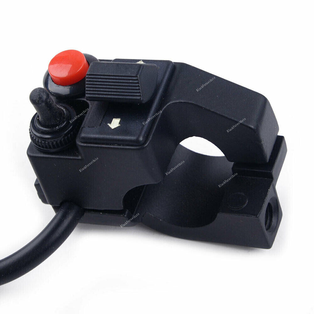 DC Motorcycle Handlebar Horn Turn Signal Light Total Control Switch Assembly 12V Q