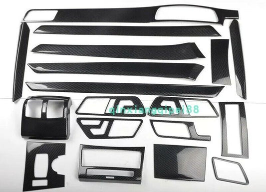 Carbon fiber Interior Kit Cover Trims Decor for Mercedes-Benz E-Class 2014-2015