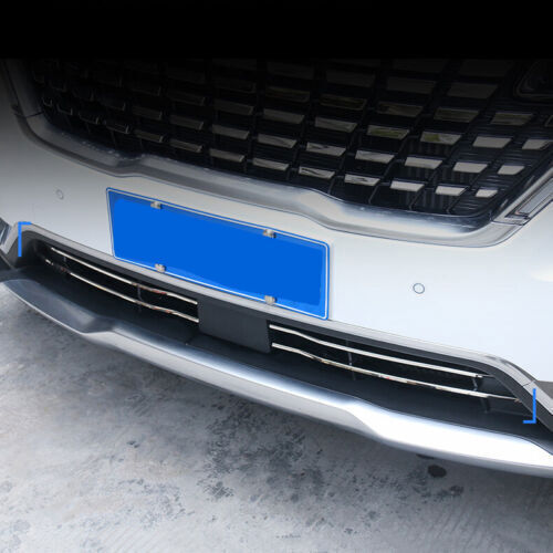 2022-2024 for Kia Carnival Chrome Front Bumper Decorate Grille Grill Trim Strips