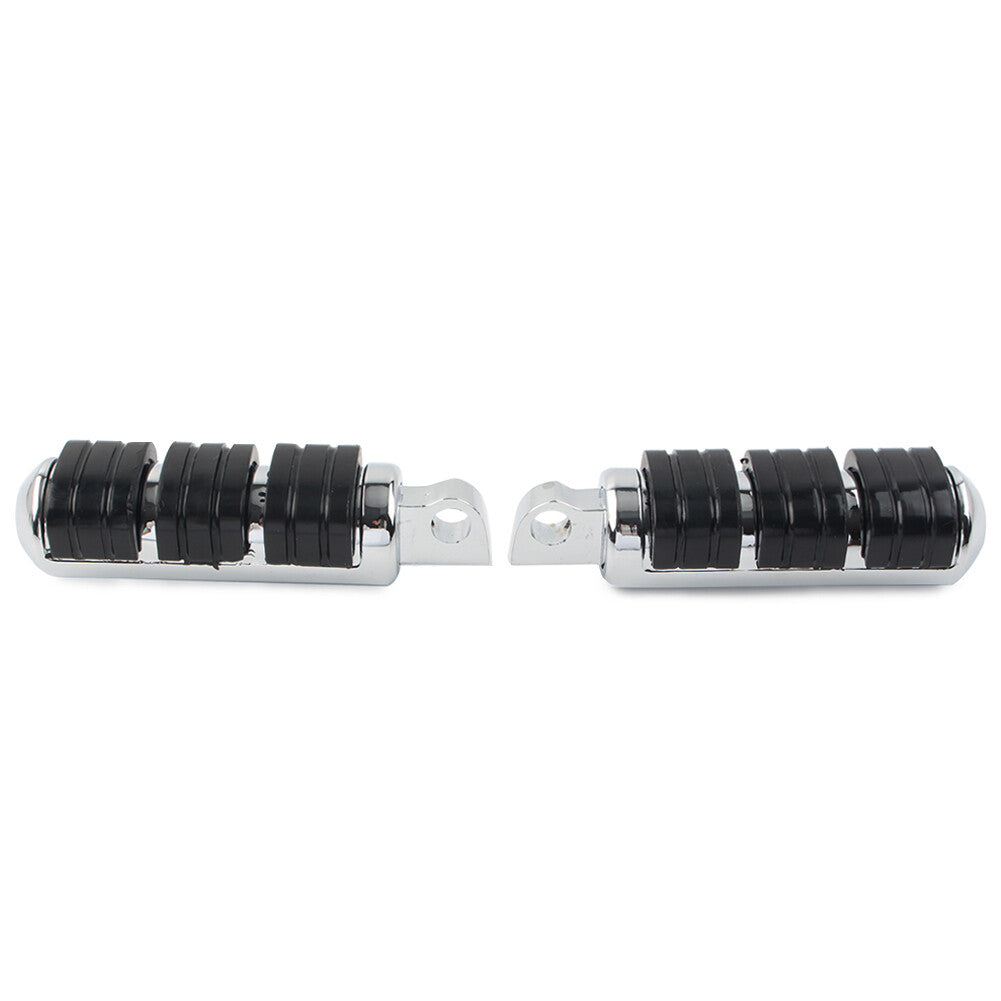 Rear Highway Foot Pegs Rest Pedals Fit for Harley Davidson Chrome