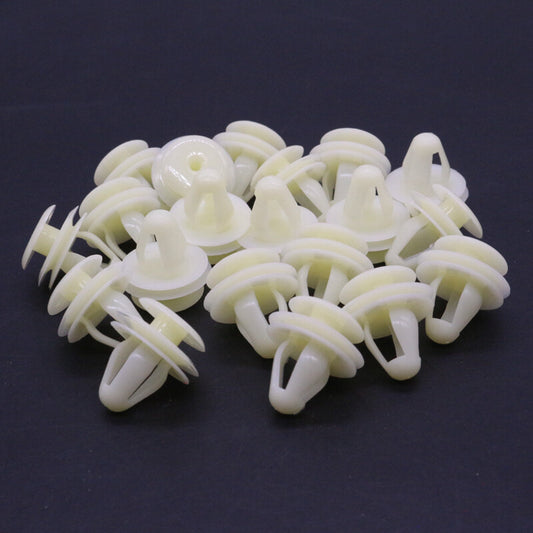 100x car body push fastener pin rivet collision door panel fastener clip- v