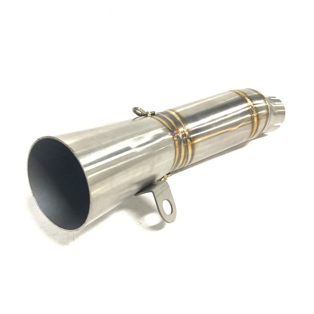 New for Yamaha R6 Mid Exhaust Pipe - 60.5mm Stainless Steel Direct Fit Connector