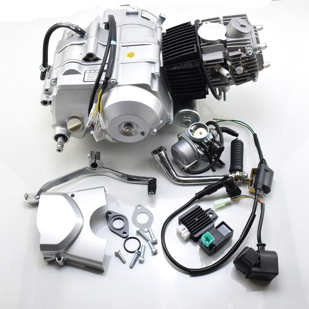125cc Engine AUTO CLUTCH SEMI AUTOMATIC 0-4 Electirc Part Carburetorke Pit Bike