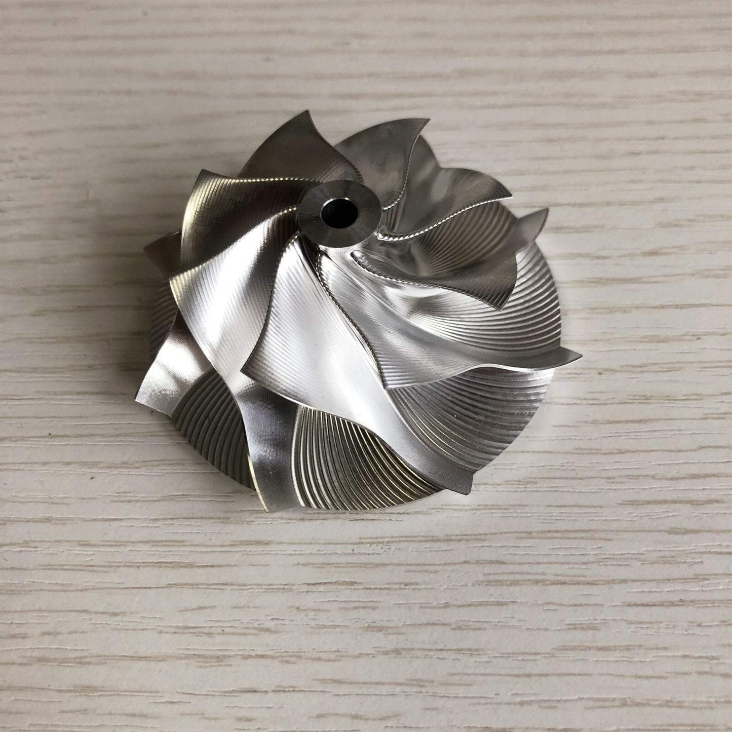 TD04 50.00/67.00 mm 8+0 insert spot milling performance billet compressor wheel