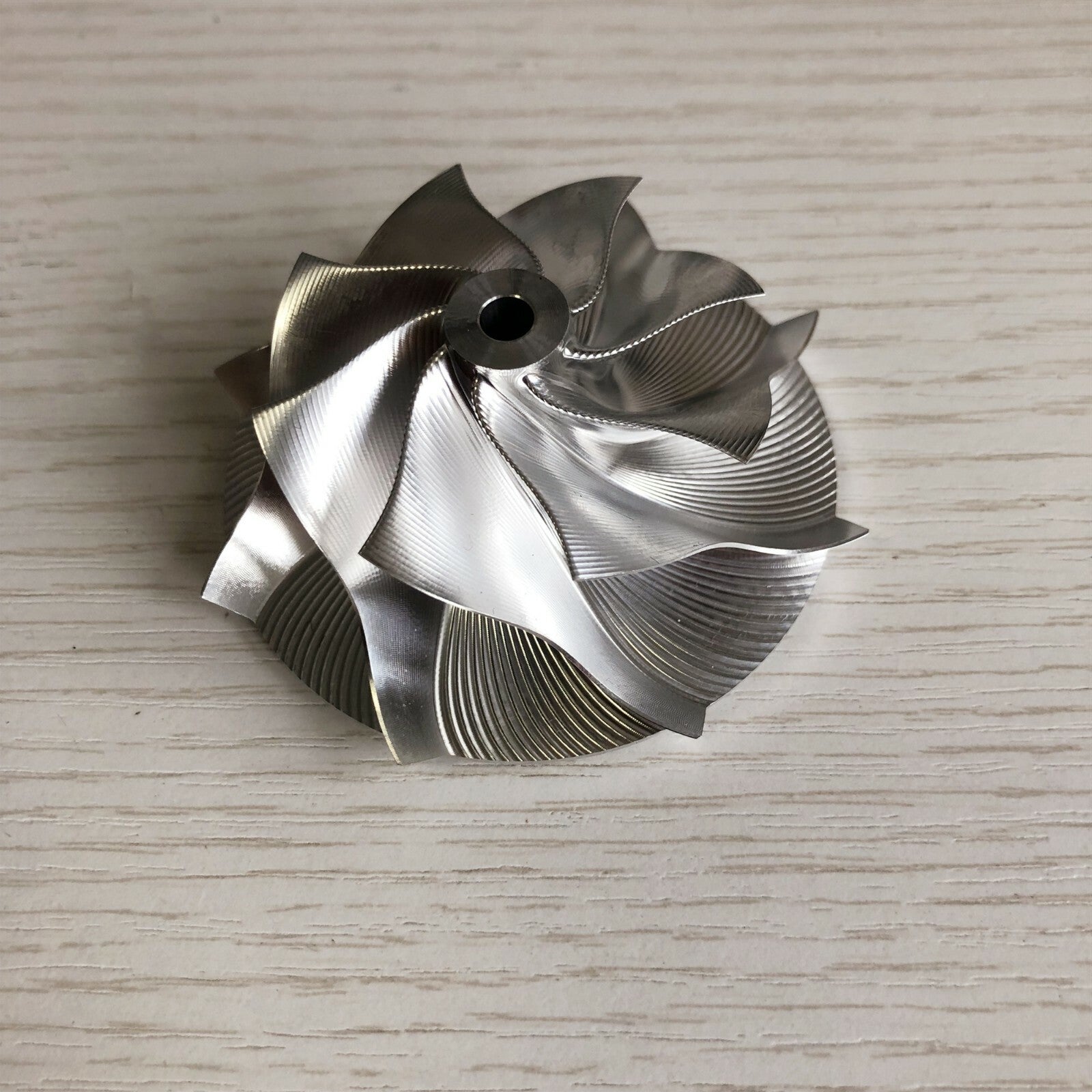 TD04 50.00/67.00 mm 8+0 insert spot milling performance billet compressor wheel