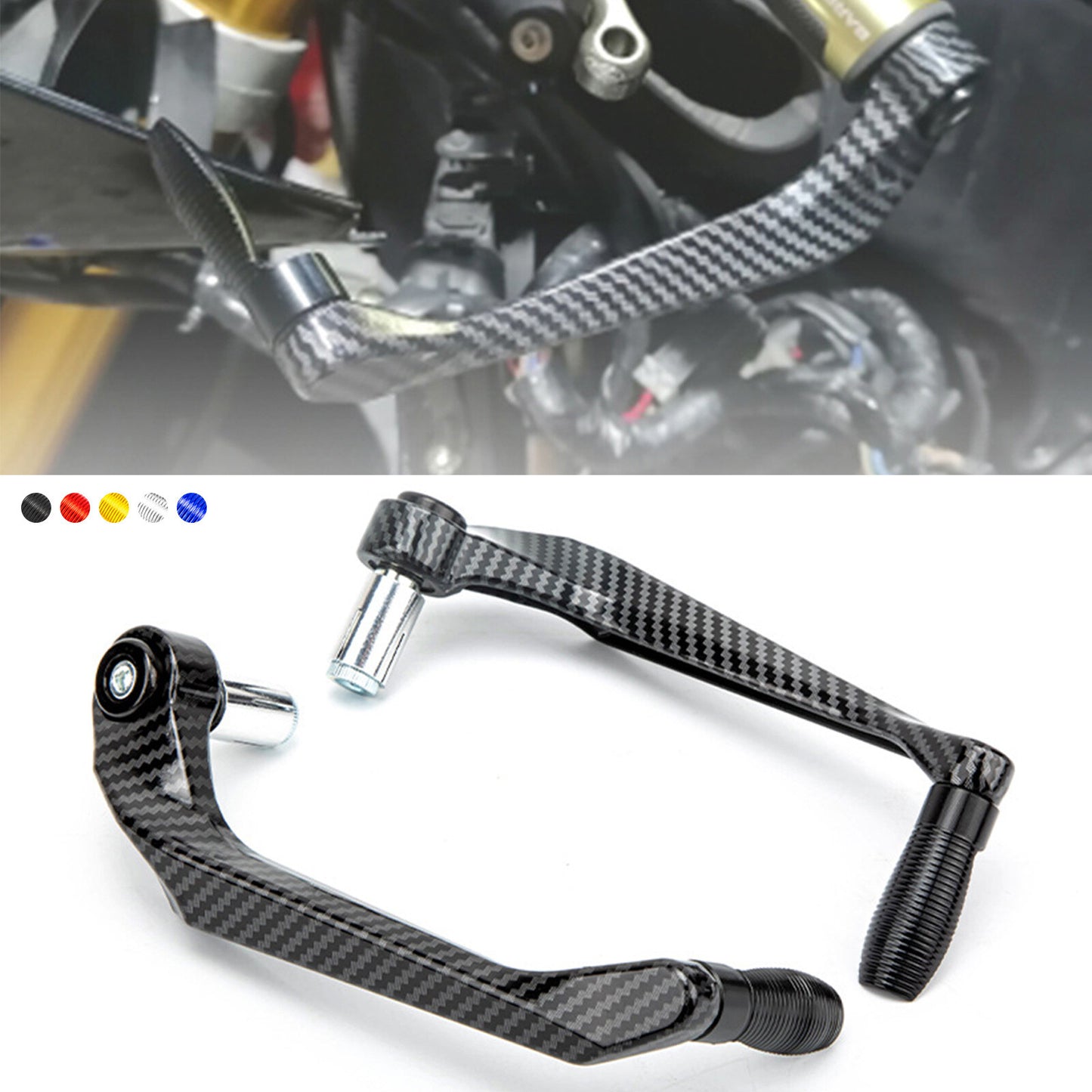 Black Motorcycle Accessories Lever Guards Protector for Kawasaki 250 300