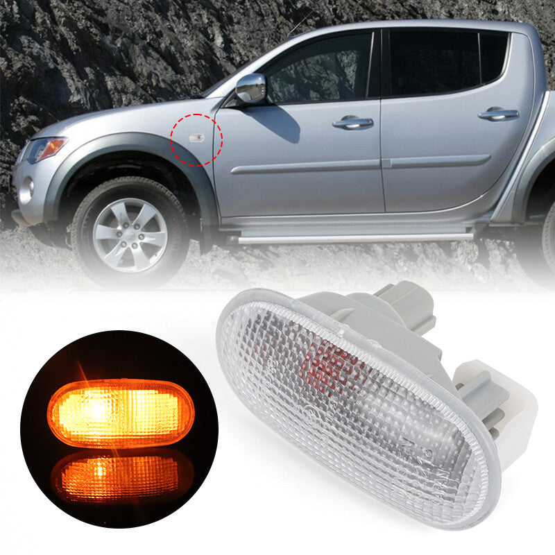 2Pcs Turn Signal Side Marker Light for Mitsubishi Lancer Mirage Montero Pajero