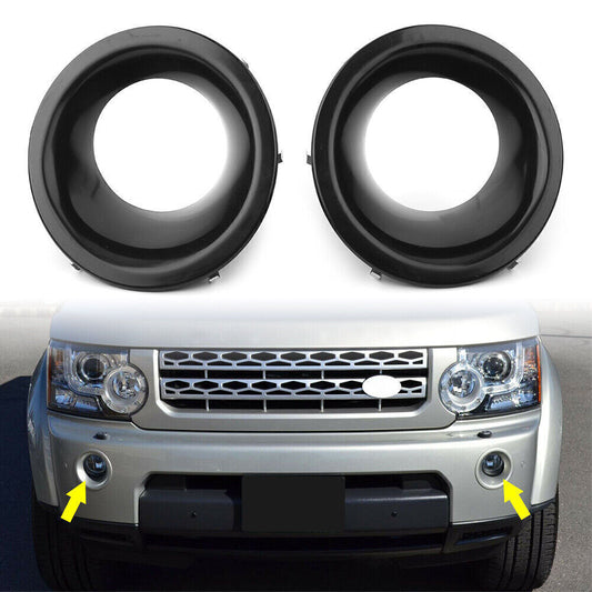 Fog Lamp Foglight Fog Light Bezel Fit 2010 2011 2012 2013 2014 for Land Rover LR4 cl