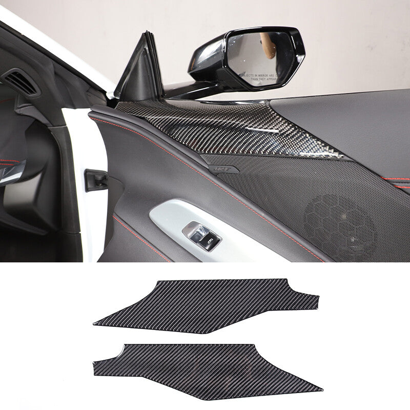 ABS carbon fiber window lift switch cover decoration suitable for Tacoma 2016-2020- v
