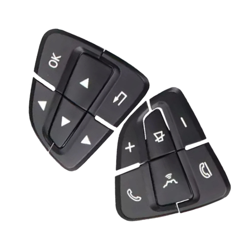 Pair For A G CLA CLS GLA GLE GLS SLC Steering Wheel Radio Control Switch Cover