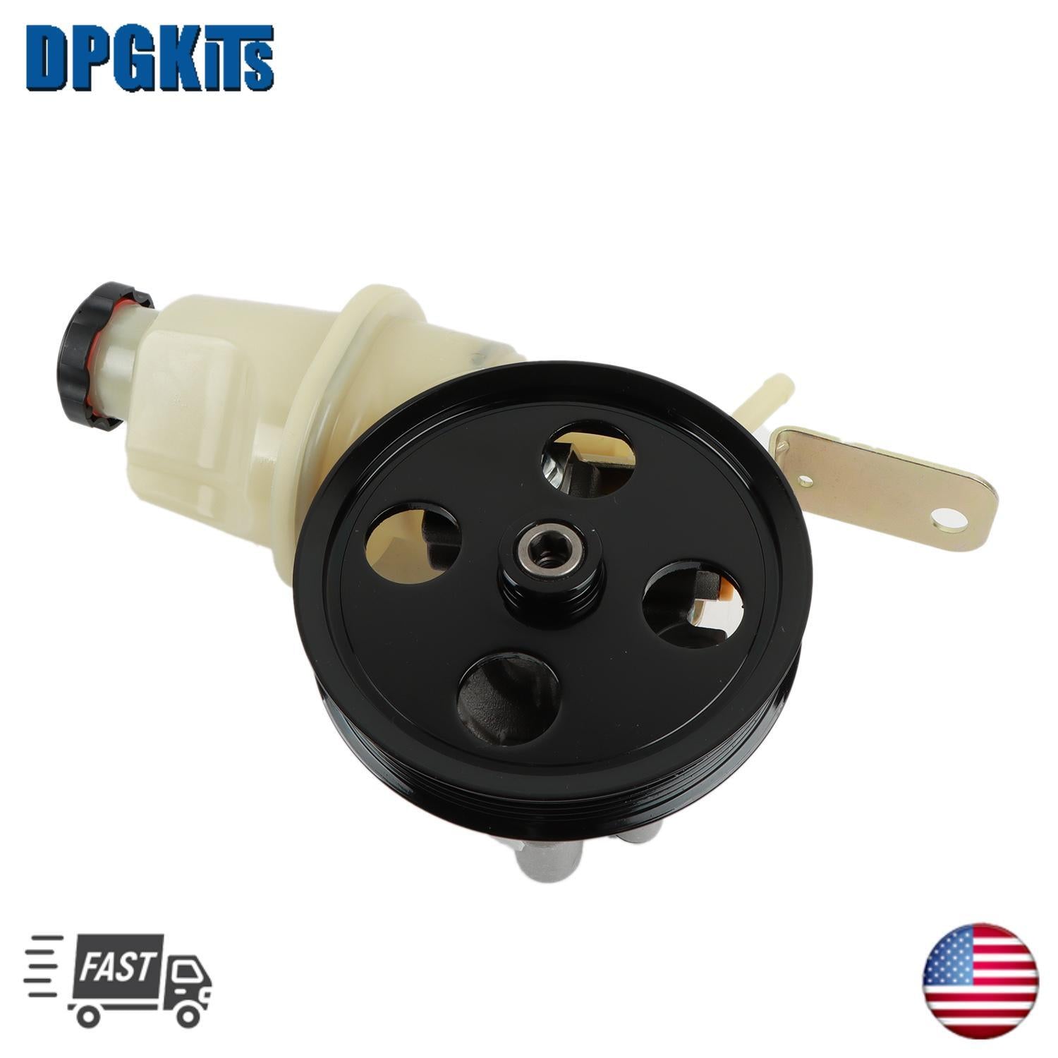 Power Steering Pump w/ Pulley  Reservoir for Dodge Durango Dakota 4.7L 21-4045R