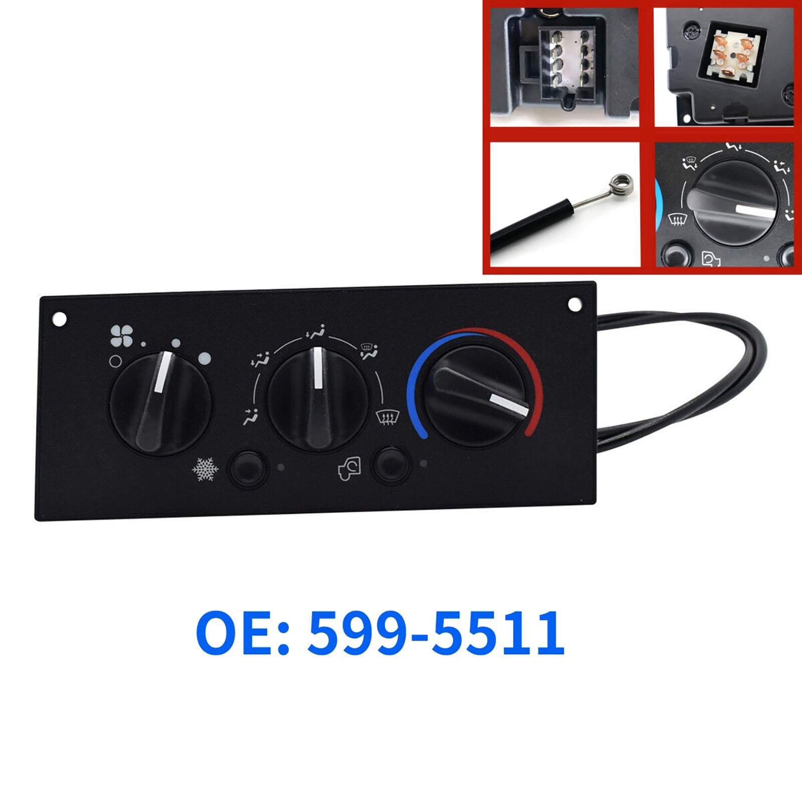 A/C Control Switch Panel for Kenworth C500 2002 - 2006 599-5511 F211025110