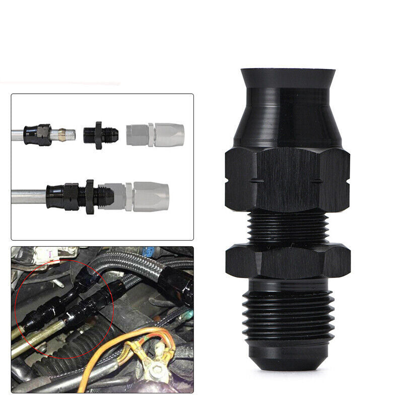 6AN to 5/16 inch 8mm external fuel adapter accessories quick connect with threaded female 150psi- n