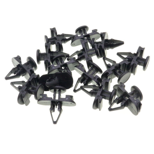 15-Piece Set of Remote Control Door Lock Receiver Fixing Clips and Rivets for Universal 10063599