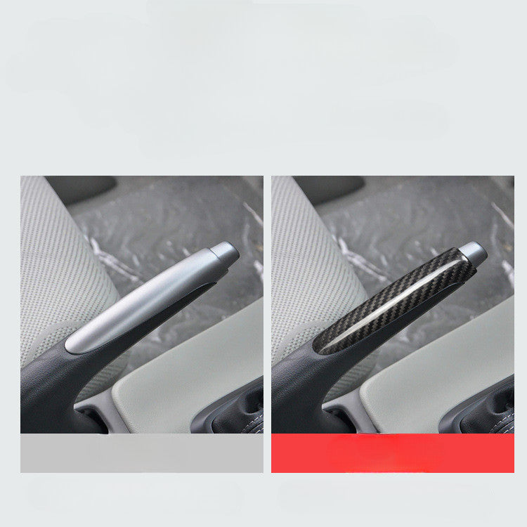 Genuine carbon fiber handbrake internal protective cover for Honda for Civic 2012 - 15