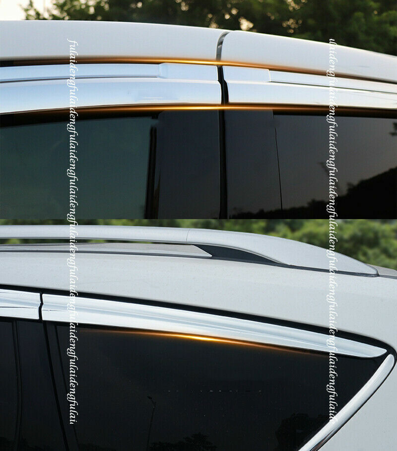 for Honda CR-V 2012-16 Chrome Window Visor Vent Sun Shade Rain Guard Door Visor