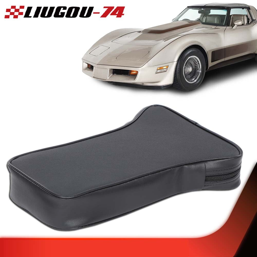 Fits 1967 - 1982 for Corvette Center Armrest Console Armrest Smooth Black 1 pc - v