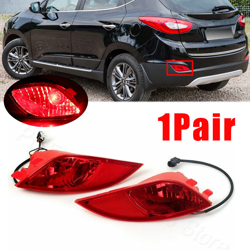 2Pcs Rear Bumper Brake Light Tail Light Stop Lamp 1Pair for Hyundai IX35 2010-15