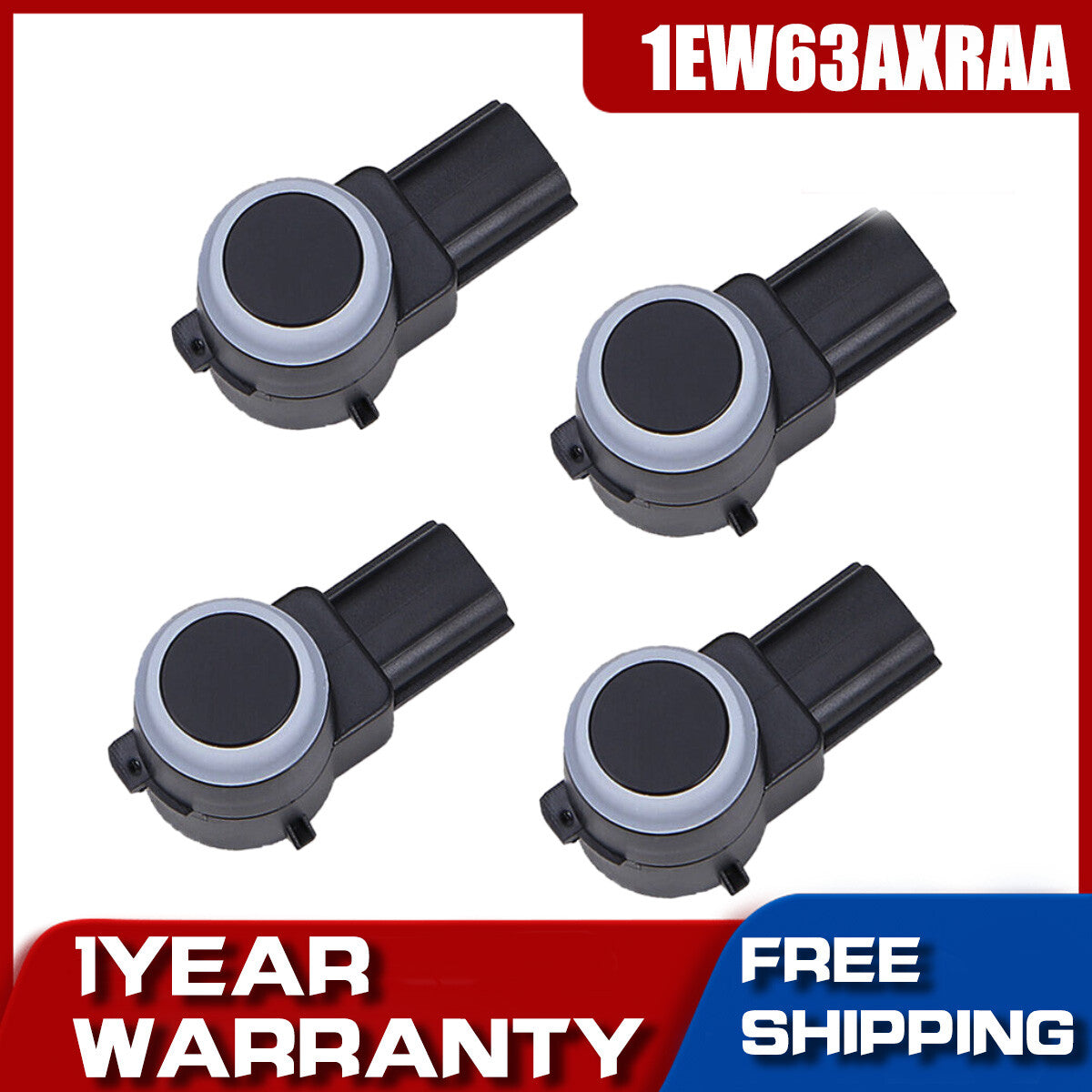 4PCS PDC Backup Parking Sensor for Dodge for Challenger Charger Grand 1EW63AXRAA v