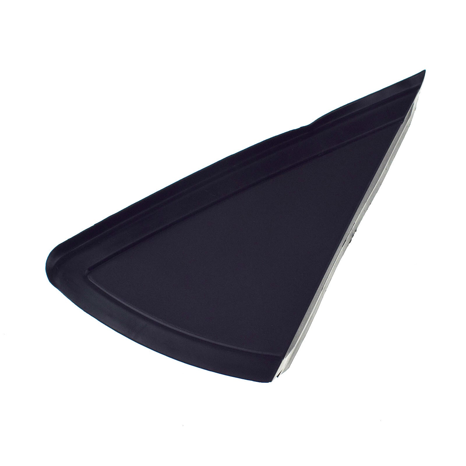 Left side mirror-finish triangular protective cover 6R0853273A, suitable for VW Polo MK5 (2010-2020). Q