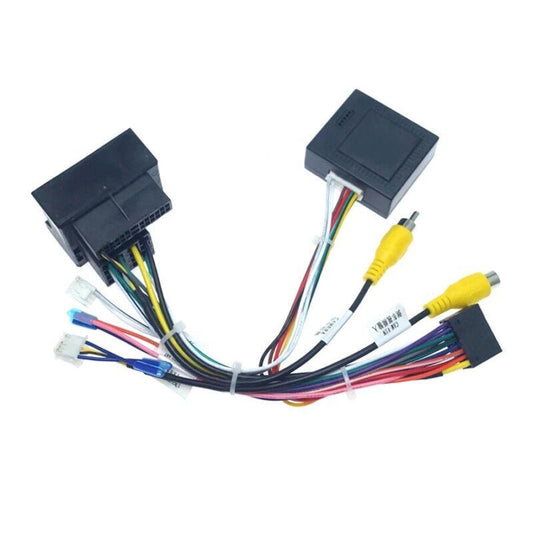 16-pin automotive Android stereo wiring harness with CANbus box for Peugeot 3008/2008