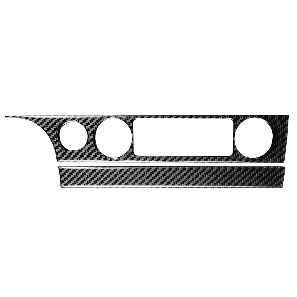 Carbon Fiber Interior Air Condition Switch Panel Frame Trim for Honda for Civic 8th