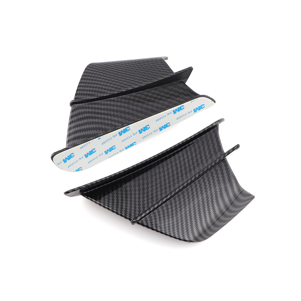 Universal Motorcycle Carbon Fiber Winglets Air Deflector for BMW for Honda for Yamaha Q